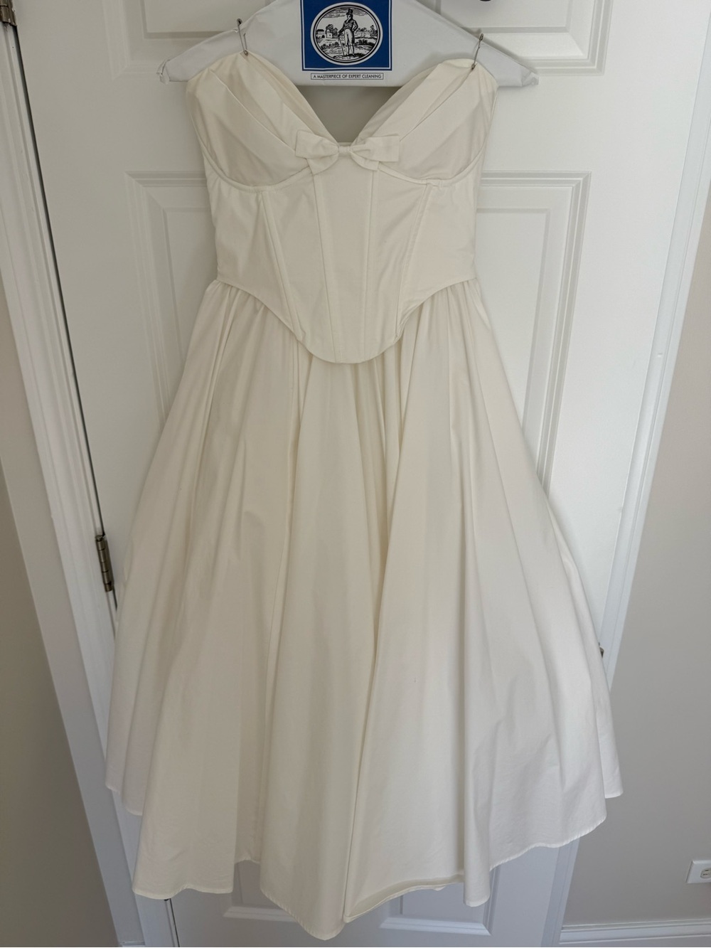 Babyboo Strapless Corset Fit and Flare Dress Sweetheart Neckline